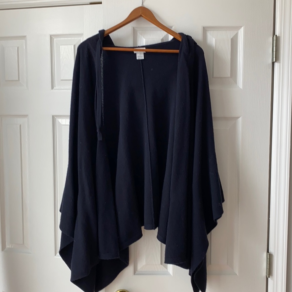 Club Monaco Hooded Cashmere Cape